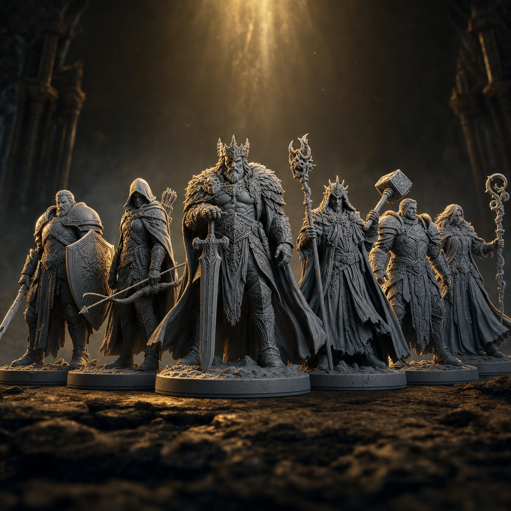 Allstar3D character lineup